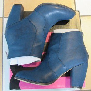 Blue Booties Size 10